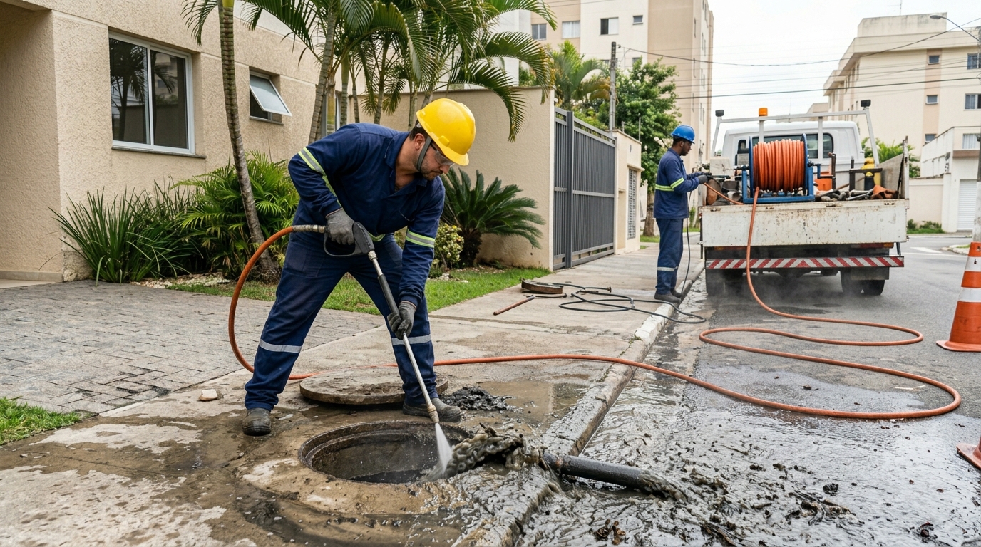Hidrojateamento Industrial em Uberlândia‑MG