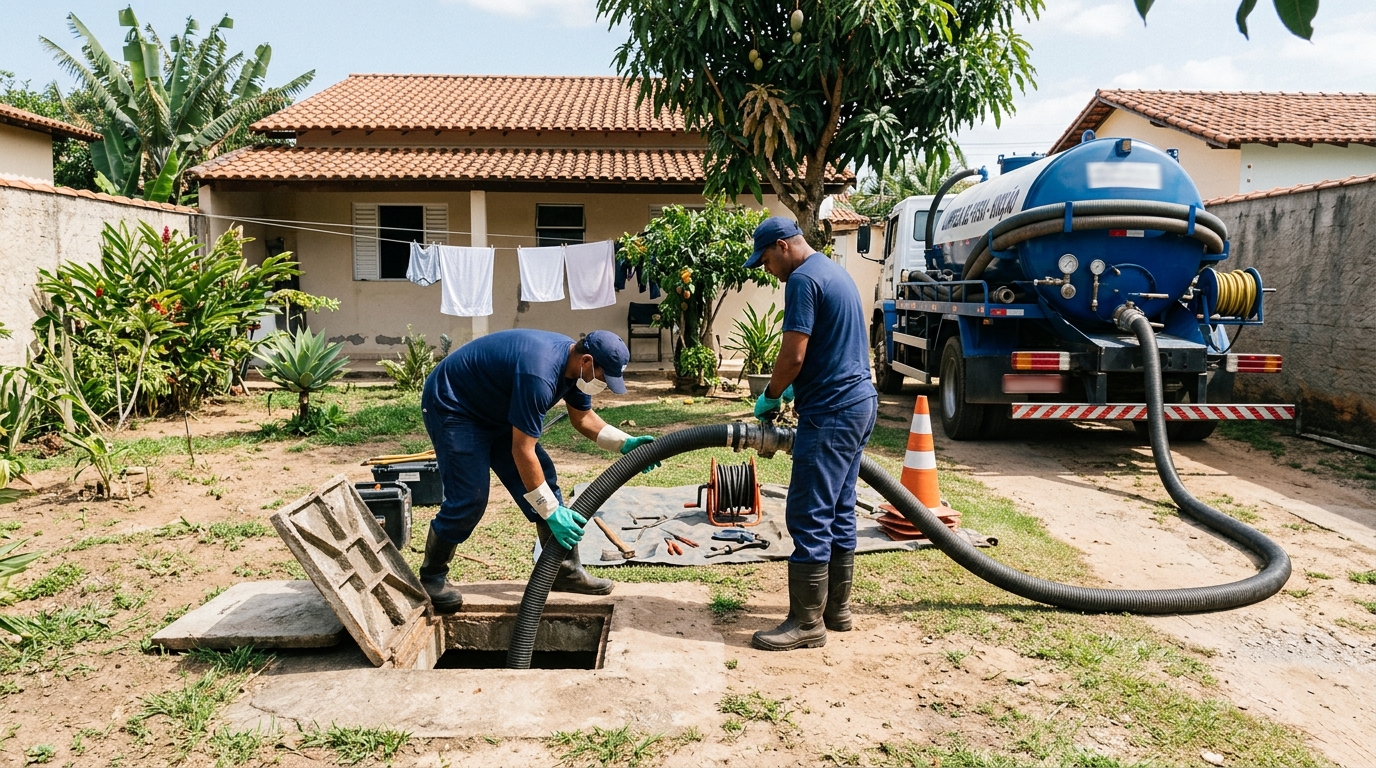 Manutenção de Fossa em Uberlândia‑MG